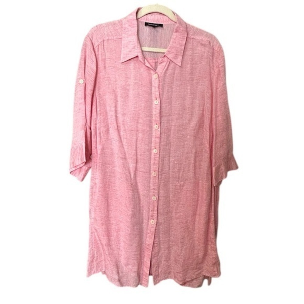 Like New Lafayette 148 Linen Tunic, Size 18W